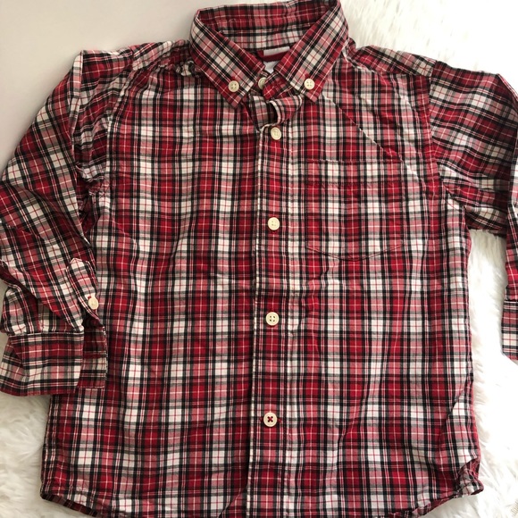 Gymboree Plaid Button-Up Shirt Size 2T - Picture 4 of 7